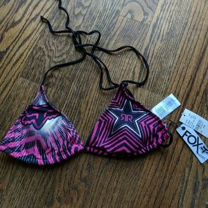 Fox Racing & Rockstar bikini top NWT